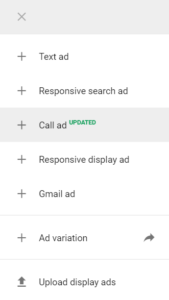 how to set up google call-only ads