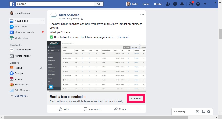 Everything you need to know about facebook click to call ads - www.ruleranalytics.com