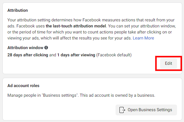 facebook ads google analytics discrepancy - view-through conversions - step 3 - www.ruleranalytics.com