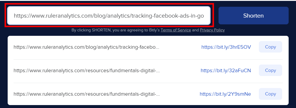 как отслеживать рекламу в Facebook - шаг 3с - www.ruleranalytics.com