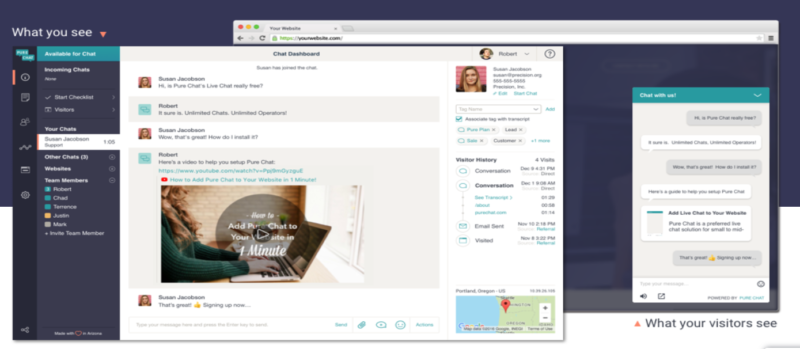 purechat best live chat sofware