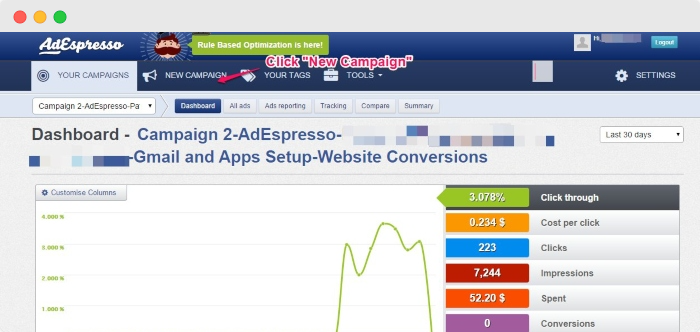 facebook ad tools - adespresso - www.ruleranalytics.com
