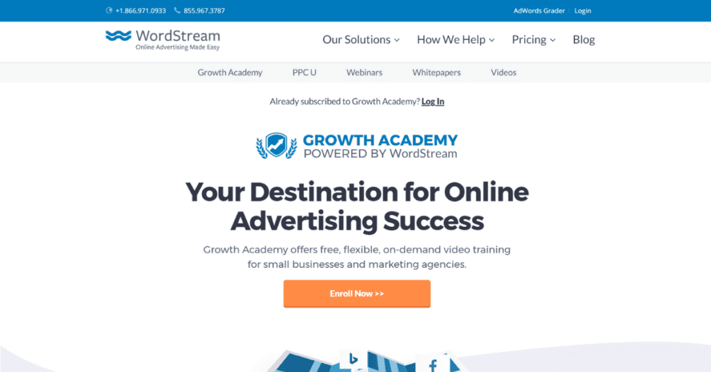 wordstream online marketing course 