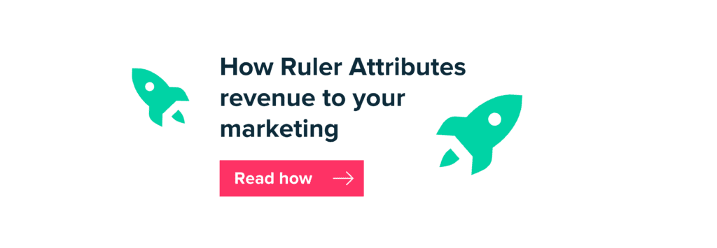 How ruler attribution revenue to your marketing - banner - www.ruleranlytics.com