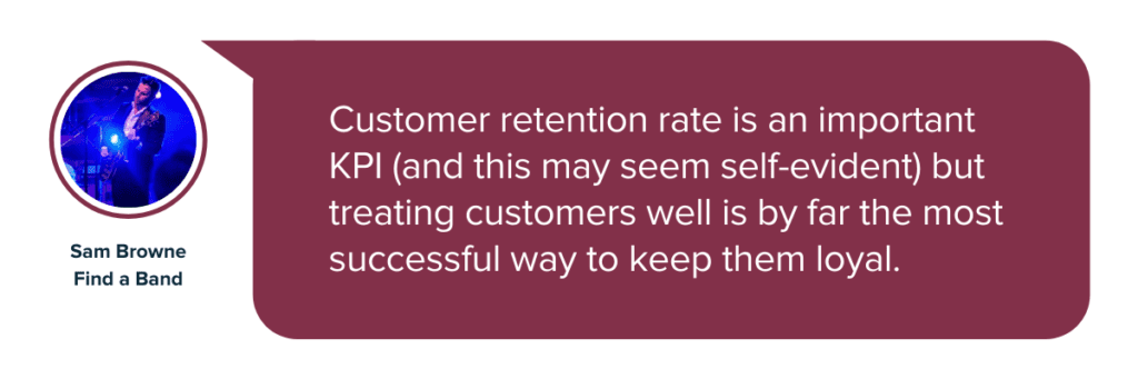 customer retention rate saas metrics