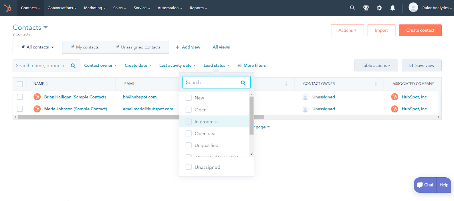 How to Track Marketing Leads in HubSpot Ruler Analytics